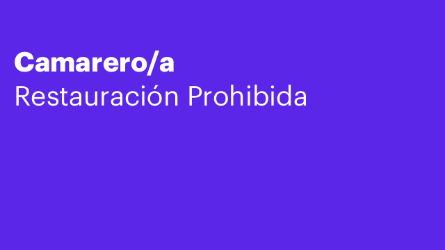 Camarero/a