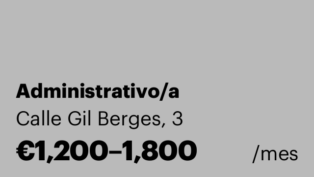Administrativo/a