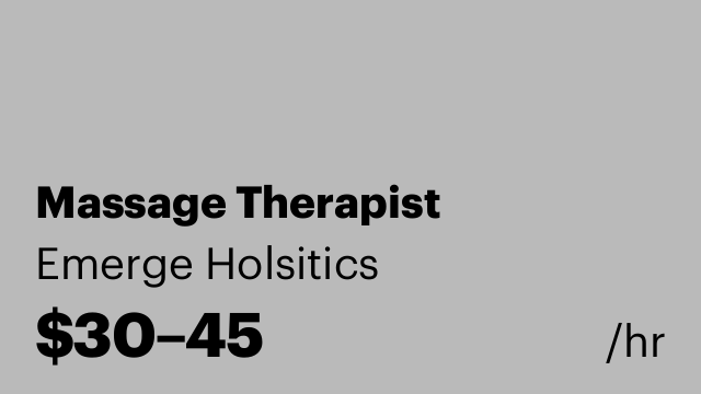 Massage Therapist