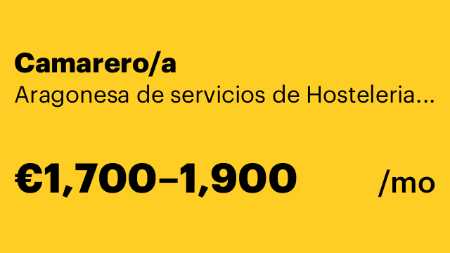 Camarero/a