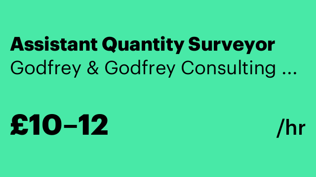 Assistant Quantity Surveyor