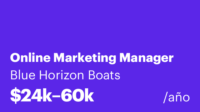 Online Marketing Manager