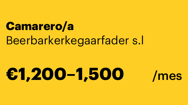 Camarero/a
