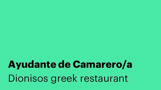 Ayudante de Camarero/a