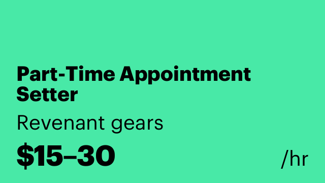 Part-Time Appointment Setter