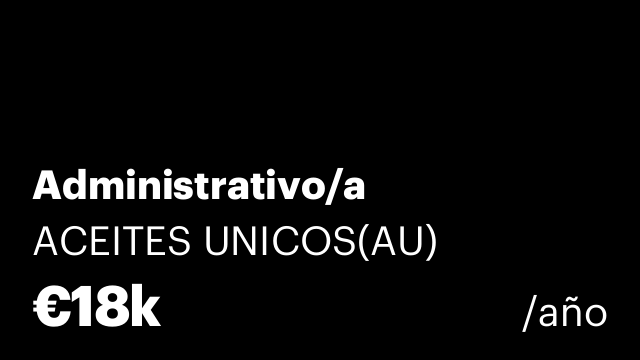 Administrativo/a