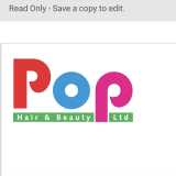 Pop hair logo