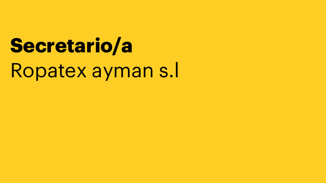 Secretario/a