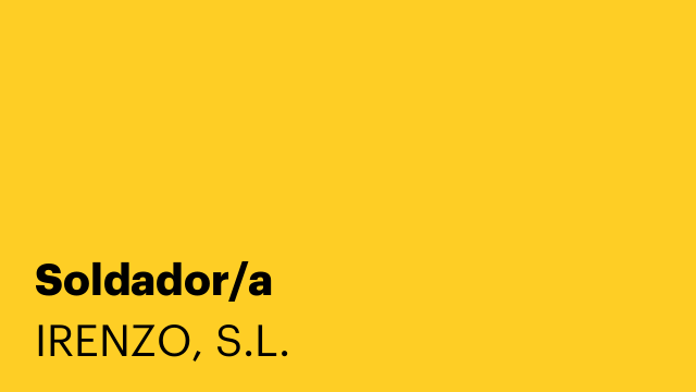 Soldador/a