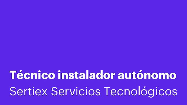 Técnico instalador autónomo