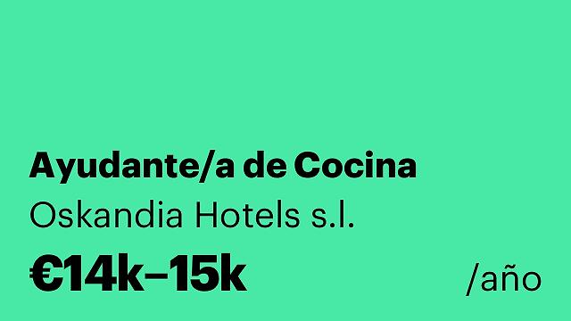 Ayudante/a de Cocina