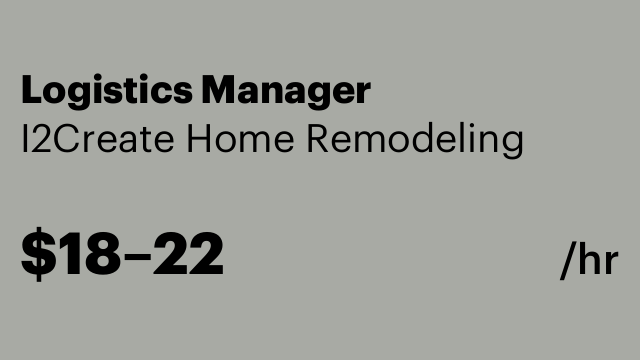Logistics Manager