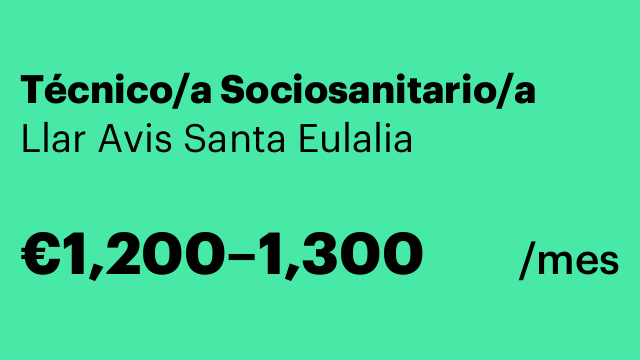 Técnico/a Sociosanitario/a