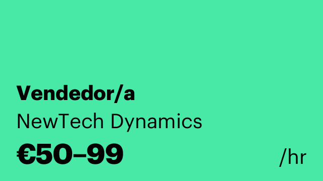 Vendedor/a