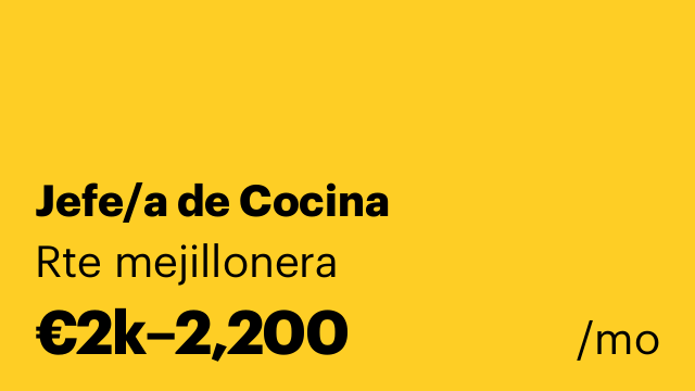Jefe/a de Cocina