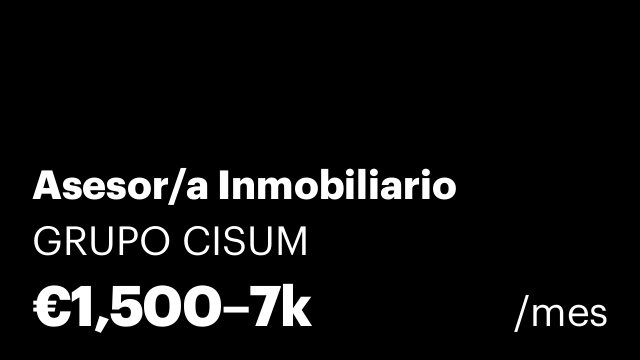 Asesor/a Inmobiliario