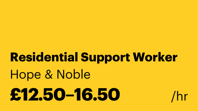Residential Support Worker
