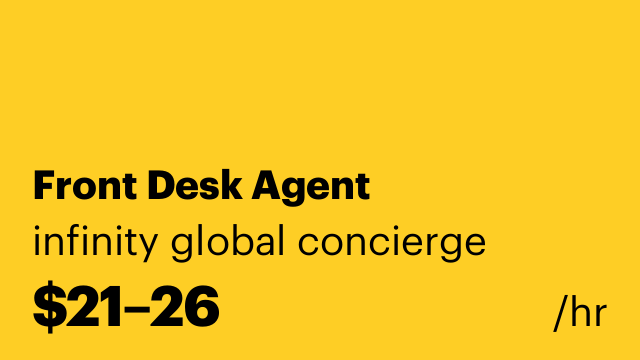 Front Desk Agent