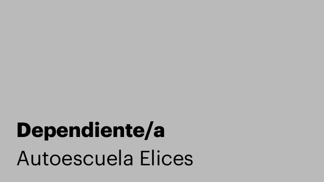 Dependiente/a
