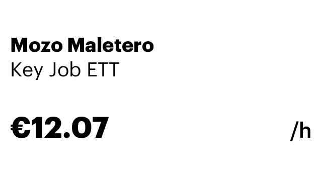Mozo Maletero
