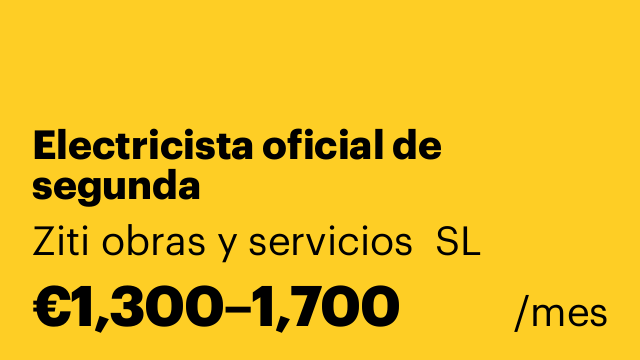 Electricista oficial de segunda