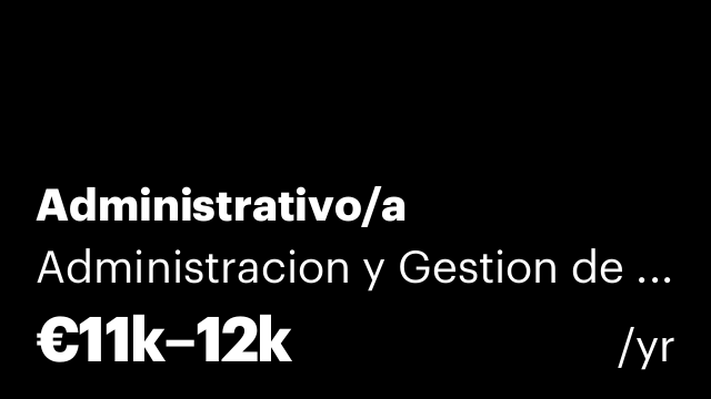 Administrativo/a