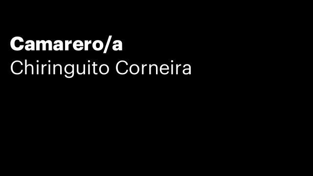 Camarero/a