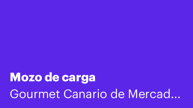 Mozo de carga