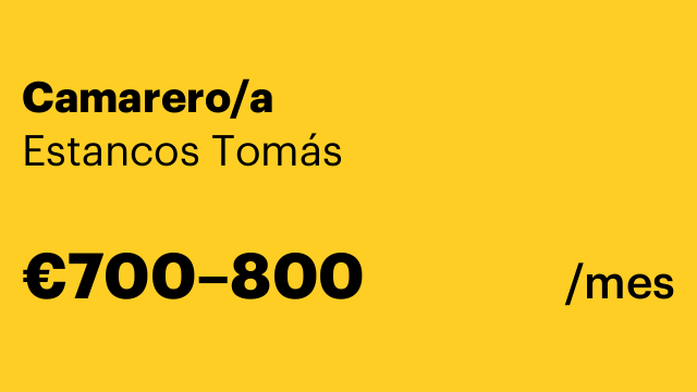 Camarero/a