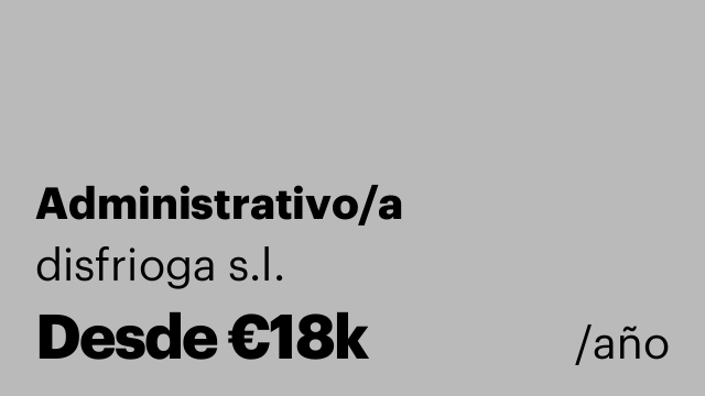 Administrativo/a
