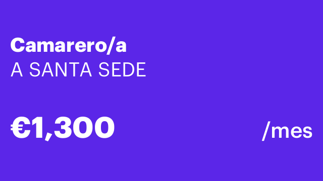 Camarero/a