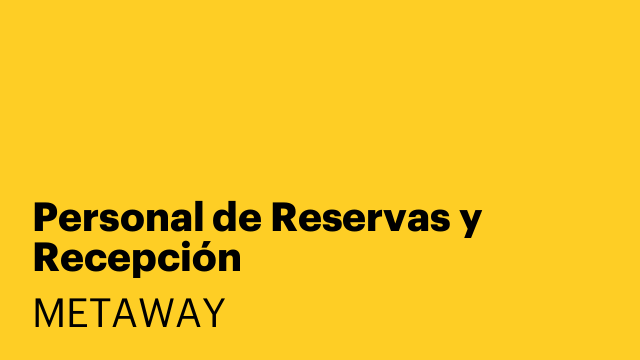 Personal de Reservas y Recepción