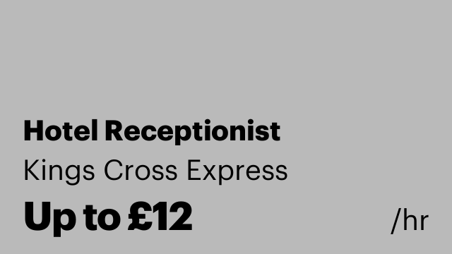 Hotel Receptionist