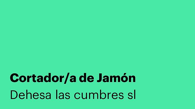 Cortador/a de Jamón