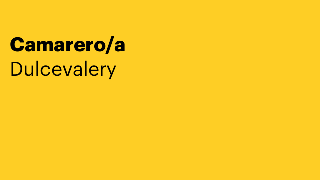 Camarero/a
