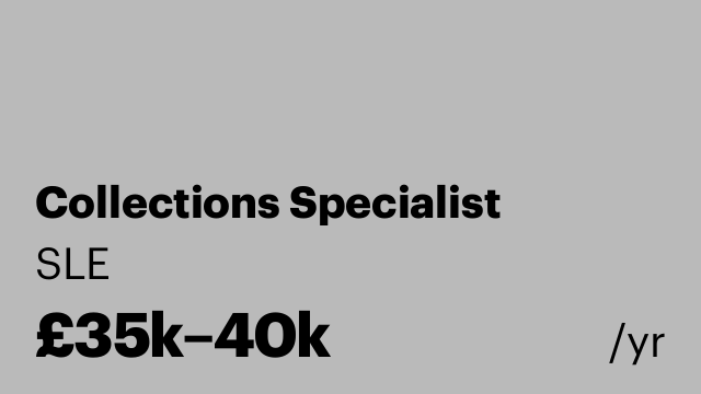 Collections Specialist