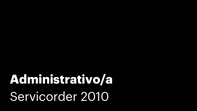 Administrativo/a