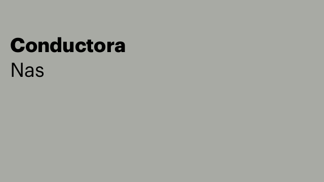 Conductora