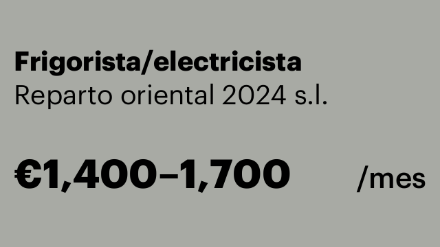 Frigorista/electricista