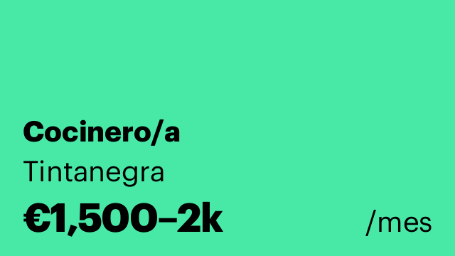 Cocinero/a