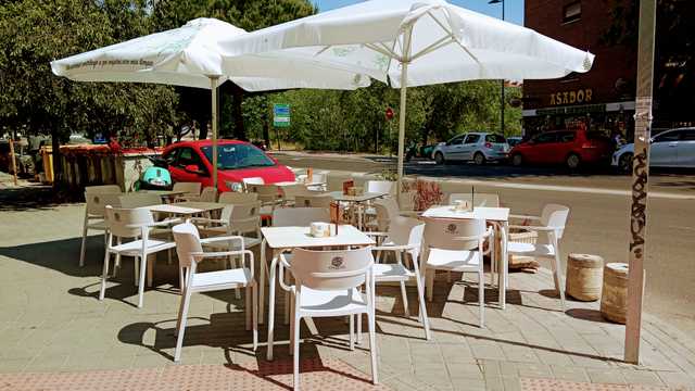 Cámara de barra y terraza