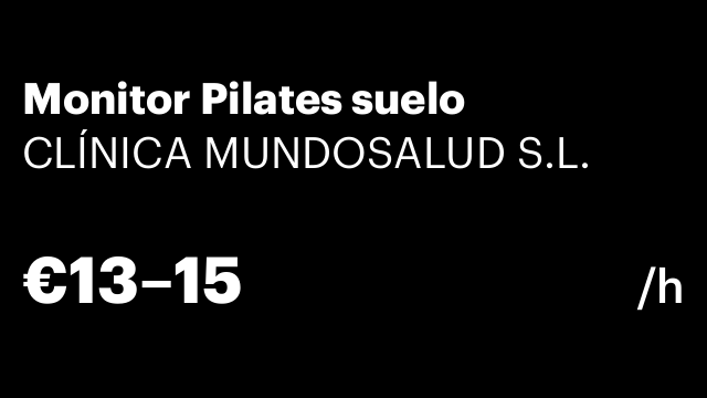 Monitor Pilates suelo