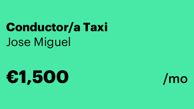 Conductor/a Taxi