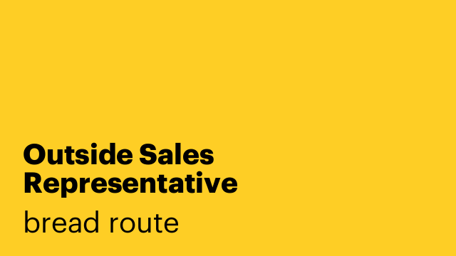 Outside Sales Representative