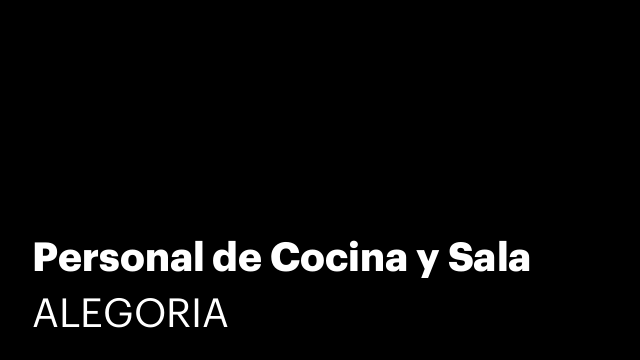 Personal de Cocina y Sala