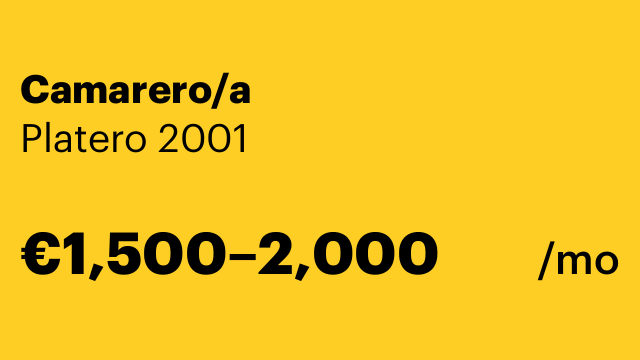 Camarero/a