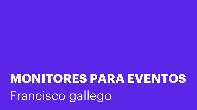MONITORES PARA EVENTOS