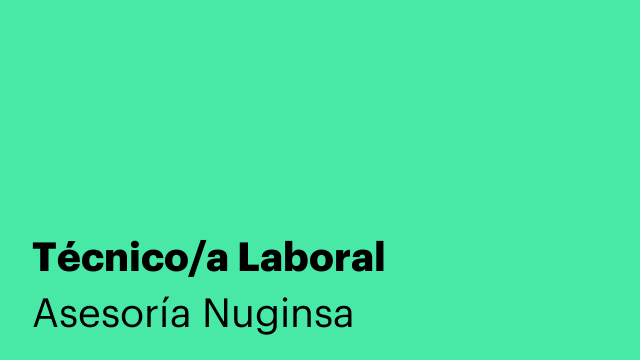 Técnico/a Laboral