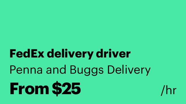 FedEx delivery driver
