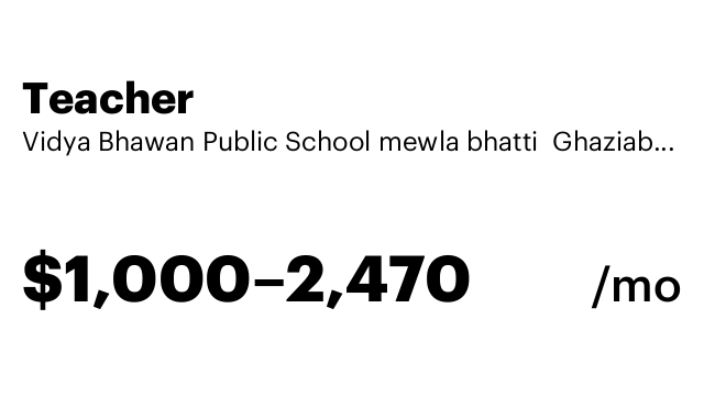 Teacher